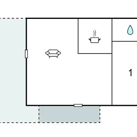 1 Bedroom Cozy In *